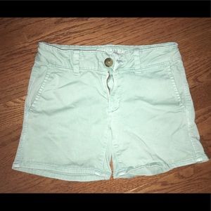 American Eagle Super Stretch Blue Midi Shorts